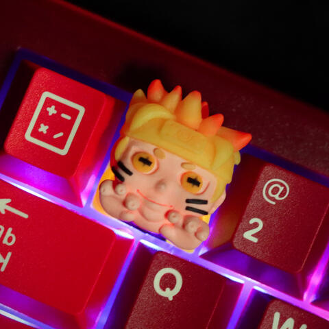 Naruto Sage $55 - UV light effects - Resin - R1 Cherry Switch