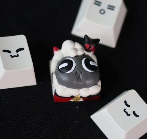 Cult of the Lamb $40 - Hand-painted - R1 Cherry Switch