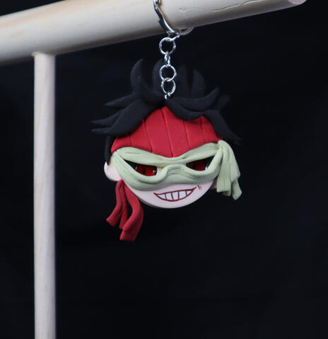 Stain MHA $30 - Hero Killer MHA flat keychain charm